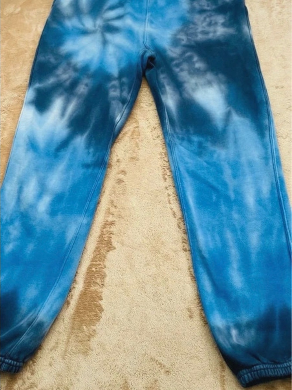Teen 16y/Women’s Small Blue Tie-Dye Jogger Bottoms